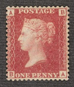 Tem Plate 77 Penny Red